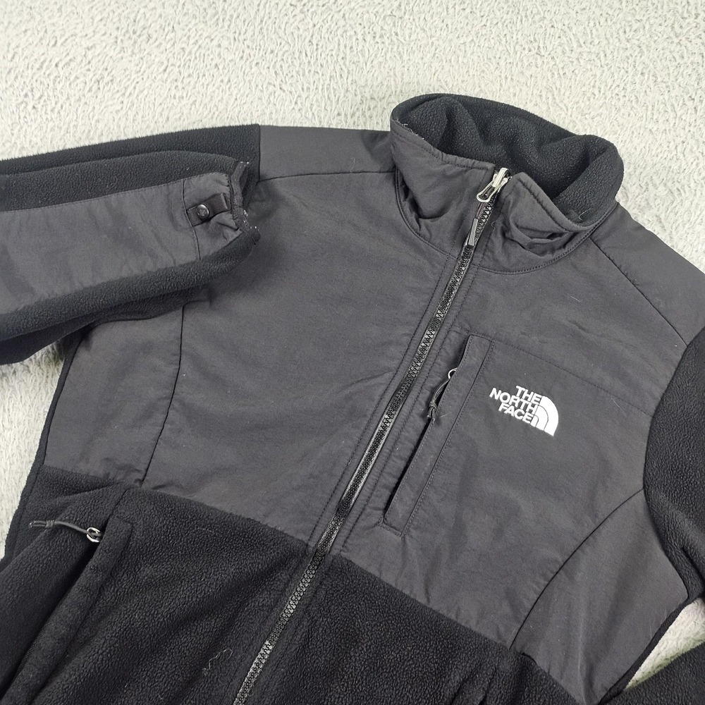 The North Face Jacket Womens Small Black Polartec Fleece Full Zip Pockets